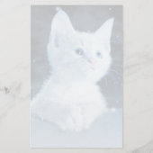 青い猫の文房具 便箋 (裏面)