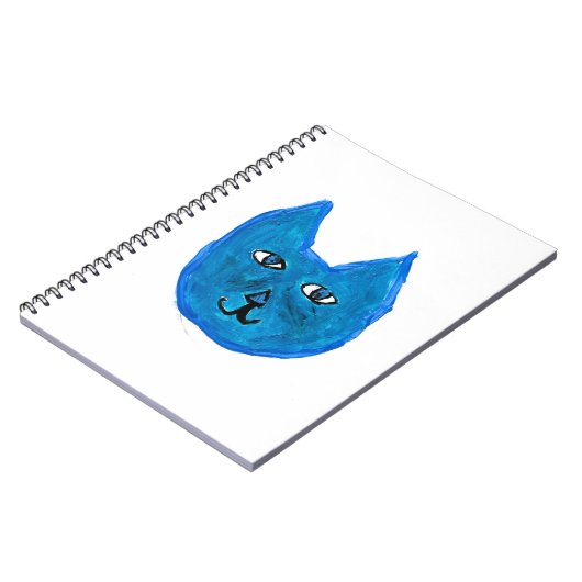 青い猫 ノートブック (左側)