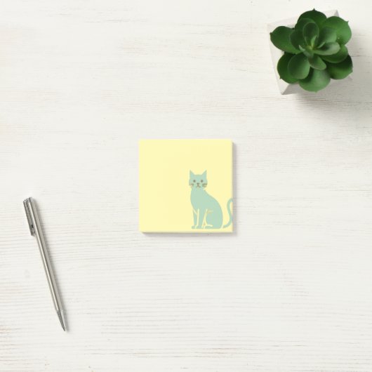 青い猫 ポストイット (オフィス)