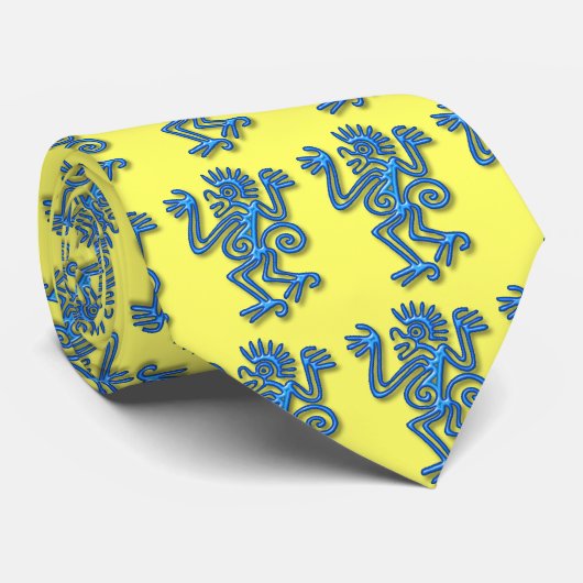 青い猿 ネクタイ (ロール)