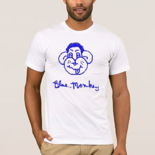 青い猿 Tシャツ