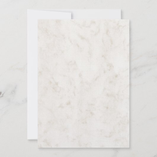 青い王室の星素朴魚の結婚式 招待状 (裏面)