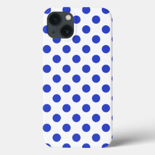 青い王室の水玉模様Case-Mate iPhoneケース iPhone 13ケース