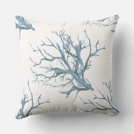 青い珊瑚礁 クッション (裏面)