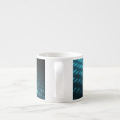 青い球体3D エスプレッソカップ (裏面)