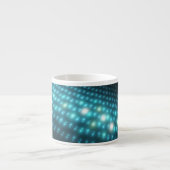 青い球体3D エスプレッソカップ (正面)