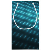 青い球体3D スモールペーパーバッグ (裏面)