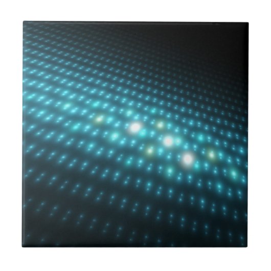 青い球体3D タイル (正面)