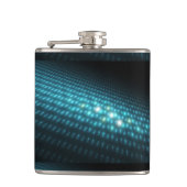 青い球体3D フラスク (正面)