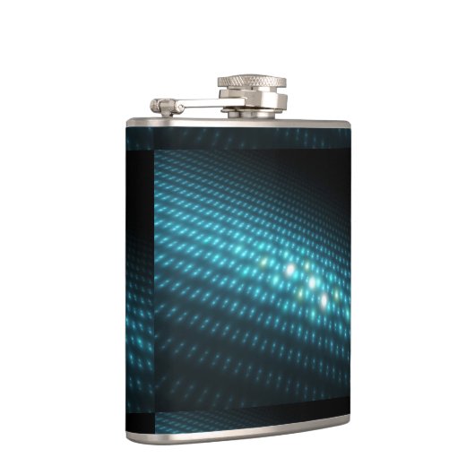 青い球体3D フラスク (右)