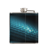 青い球体3D フラスク (裏面)