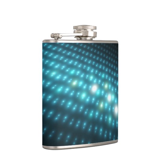 青い球体3D フラスク (右)