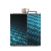 青い球体3D フラスク (裏面)