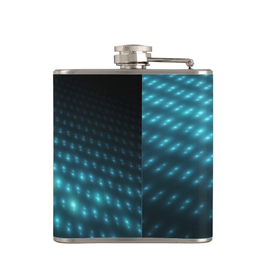 青い球体3D フラスク (裏面)