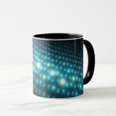 青い球体3D マグカップ (正面右)