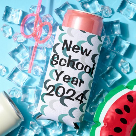 青い瑪瑙のクレセント スリム缶クーラー (インサイチュ 夏)