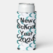 青い瑪瑙のクレセント スリム缶クーラー (Seltzer正面)