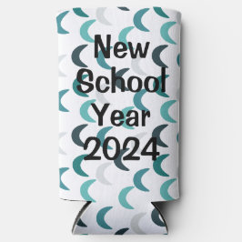 青い瑪瑙のクレセント スリム缶クーラー