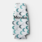 青い瑪瑙のクレセント ボトルクーラー (正面)