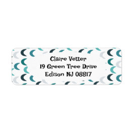 青い瑪瑙のクレセント ラベル