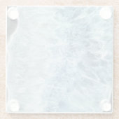 青い瑪瑙のコースター ガラスコースター (裏面)