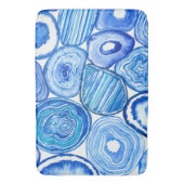 青い瑪瑙のスライス バスマット (正面縦)