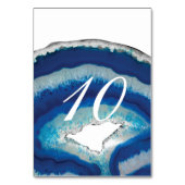 青い瑪瑙のテーブル番号 テーブルナンバー (裏面)