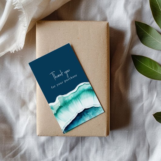 青い瑪瑙の効果を購入していただき、ありがとうございます エンクロージャーカード