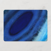 青い瑪瑙の文房具 ノートカード (裏面)