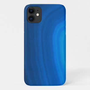 青い瑪瑙の石 iPhone 11 ケース