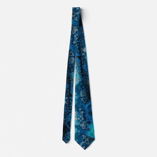 青い瑪瑙2 ネクタイ (裏面)