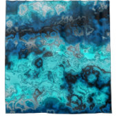 青い瑪瑙 シャワーカーテン (正面)