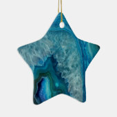 青い瑪瑙 セラミックオーナメント (右)