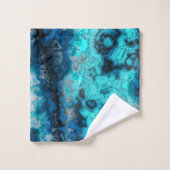 青い瑪瑙 バスタオルセット (ウォッシュタオル)