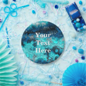 青い瑪瑙 ペーパープレート (パーティー)