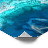 青い瑪瑙 ポスター (角)