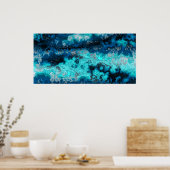 青い瑪瑙 ポスター (キッチン)