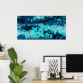 青い瑪瑙 ポスター (ホームオフィス)