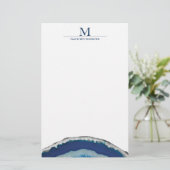 青い瑪瑙 便箋 (スタンド正面)