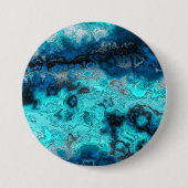 青い瑪瑙 缶バッジ (正面)