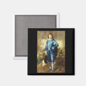 青い男の子,トマス_ポートレート マグネット (正面/裏面)