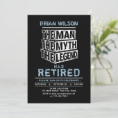 青い男の神話の伝説の引退パーティー 招待状 (スタンド正面)