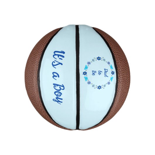 青い男の赤ちゃん蝶と花のジェンダーが明らかにする ミニバスケットボール (縦)