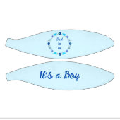 青い男の赤ちゃん蝶と花のジェンダーが明らかにする ミニバスケットボール (パネル)