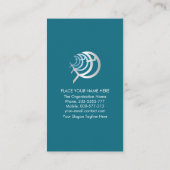 青い発光水魚魚 名刺 (裏面)