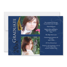 青い発表の卒業案