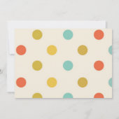 青い白いグリッターのホイルは私の花嫁になる 招待状 (裏面)