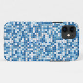 青い白いタイルiphone 6ケース Case-Mate iPhoneケース (裏面(横))