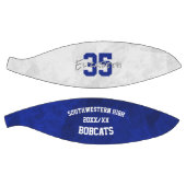 青い白いチーム名シーズンのギフトの終わり バスケットボール (パネル)