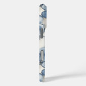 青い白いデニムの花 Case-Mate iPhoneケース (裏面 / 右)